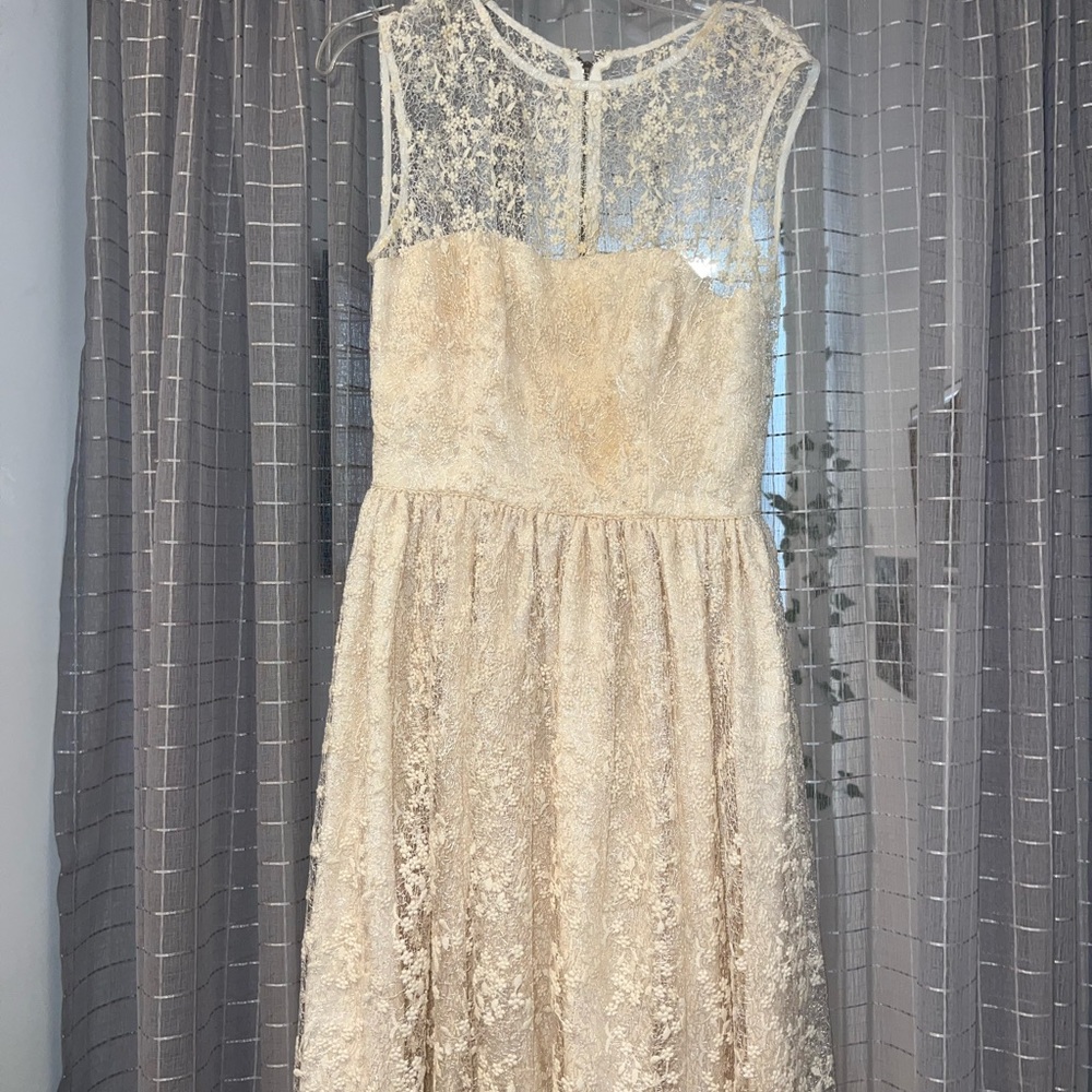 Jill Stuart Cream Lace Dress